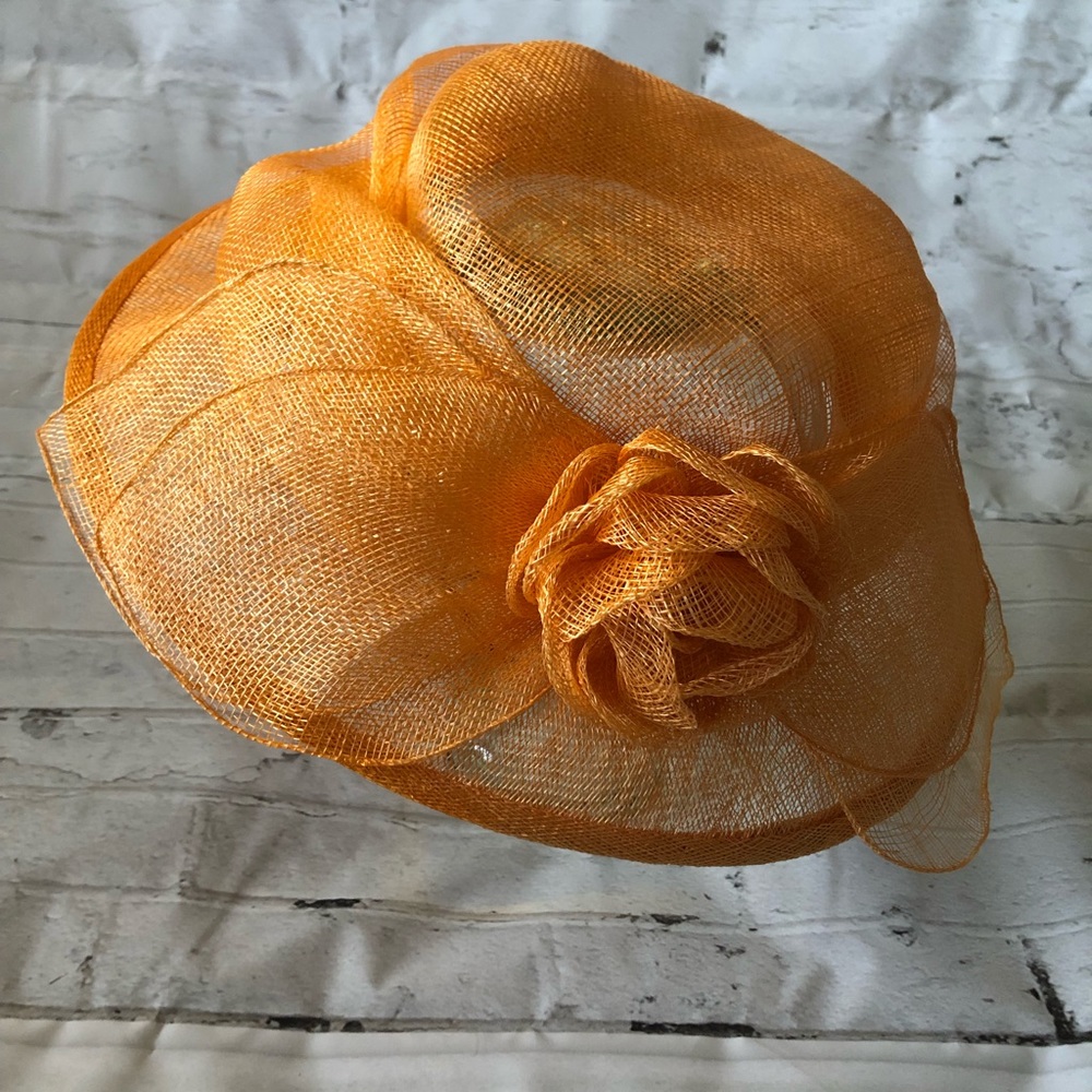 Orange Dress Hat